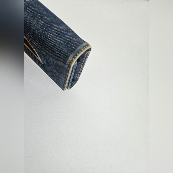 Dior Blue Denim Large Wallet - Picture 5 of 15